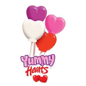 Yummy Hearts Lollipops